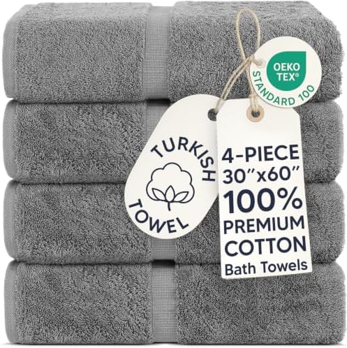 100% Cotton 2-Pack Bath Towels 30x60