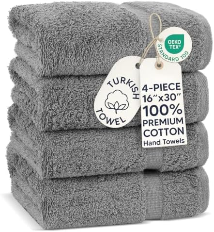 100% Cotton 4-Pack Hand Towels 16x30