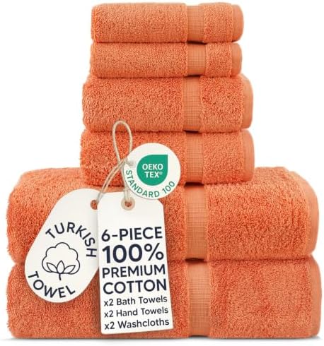 100% Cotton 6-Piece Towel Set
